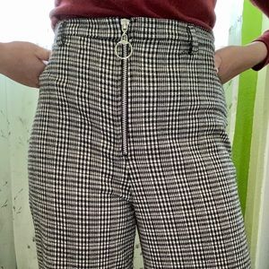 Houndstooth Flare Pants